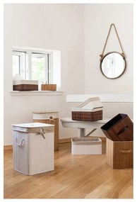 Кош за пране от дърво и плат Kankyo 62 L - Premier Housewares