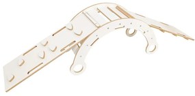 Бяла катерушка от масивен бор 39x75x38 cm Montessori – Meowbaby