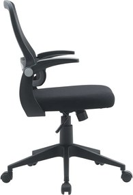 Черен тапициран офис стол Gilmore – Yes Everyday