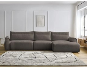 Кафяв ъглов диван Aden – Bobochic Paris