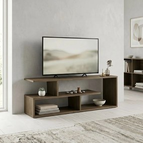 Forever Megapap melamine tv stand in walnut color 120x30x40cm.