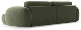 Зелен шенилов сгъваем/с място за съхранение ъглов диван Tonale – Cosmopolitan Design