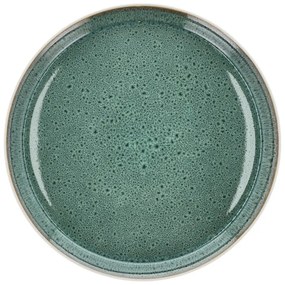 Бяла/зелена глинена чиния ø 27 cm Gastro White/Green – Bitz