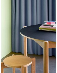 Кръгла трапезна маса от масивен дъб ø 115 cm Oblique – Hübsch