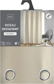 Кремаво затъмняващо перде 135x240 cm Occult – douceur d'intérieur