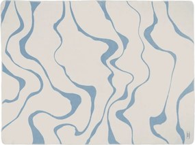 Синьо /кремаво одеяло 150x200 cm Felu – noo.ma