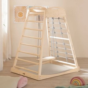 Бежово детско килимче за игра 78x100 cm Greyish gesteppt – Roba