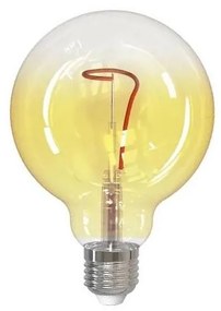 LED Крушка FILAMENT SHAPE G95 E27/4W/230V 1800K жълт