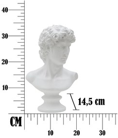 Бяла декоративна статуетка Roman - Mauro Ferretti