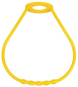 Дръжка за Полилей пластмаса жълта