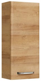 Стенен шкаф за баня от декор от дъб в естествен цвят 70x30 cm Quickset 318 – Pelipal