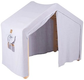 Светлосин/естествен пиклер триъгълник от масивен бор 112x61x94 cm Montessori – Meowbaby