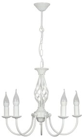 Полилей КОМО, бял, 5xE14