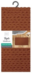 Теракотен килим за баня 50x80 cm Ariel – douceur d'intérieur