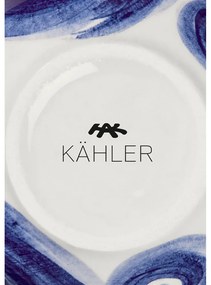 Синя ръчно рисувана каменна ваза Tulle - Kähler Design