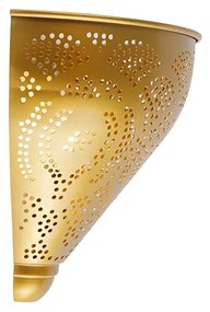 Ориенталска стенна лампа златиста със светлинен ефект - Zayn