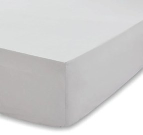 Сив чаршаф от органичен памук Органичен, 135 x 190 cm - Bianca