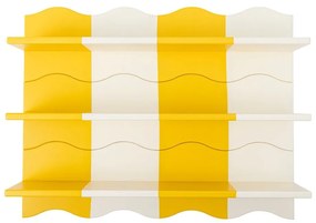 Жълт/бял детски рафт 80 cm Bubbi – Bloomingville Mini