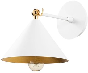 Бяла стенна лампа Berceste – Opviq lights