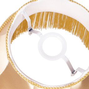 Текстилен абажур златен 30/18/26 - Granny