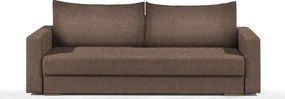 Диван Kleio Триместен-195φ 80β εκ.-Σοκολατί