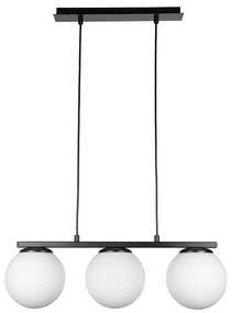 Пендел ТРЕВИЗО, черен/бял, 3хE27