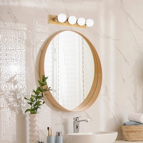 Стенна лампа в златист цвят Mirro – Opviq lights