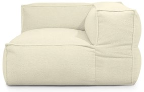 Кремав пуф от букле Mass Corner 125 Right – SLOWDOWN