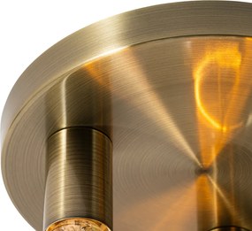 Смарт плафон бронз кръгъл вкл. 3 Wifi G95 - Facil