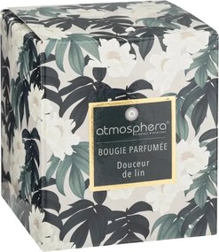 Ароматна свещ atmosphera Neda, Стъкло, 110 g - Soft Linen