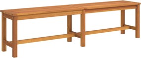 319421 vidaXL Градинска пейка, 180x35x45 см, масивна акация