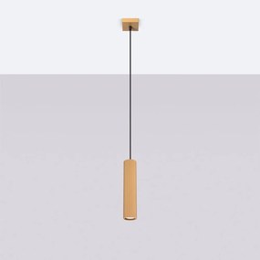 Висящо осветително тяло в златист цвят Gleam – Sollux