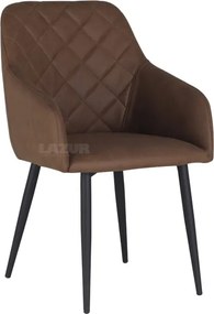 Трапезен стол Рара - кафяв