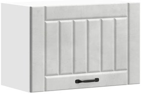 853841 vidaXL Кухненски стенен шкаф Lucca, бетонно сив, инженерно дърво