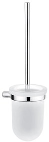 NIMCO BR 11094WN-26 - Четка за тоалетна със стенен монтаж BORMO матов стъкло/лъскав хром
