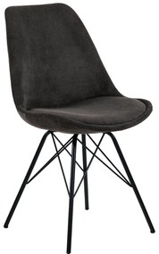 Тъмно сив трапезен стол Eris - Actona