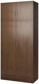 Гардероб 2-врати 85-Walnut-Me patari