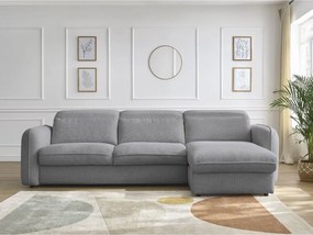 Сив ъглов диван Achille – Bobochic Paris