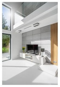 Бяло осветително тяло за таван с метален абажур 34x18,5 cm Loid – GTV