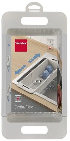 Сив регулируем пластмасов телескопичен отцедник за мивка 52x18 cm – Metaltex