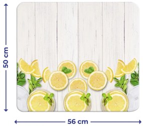 Стенно покритие за печка от закалено стъкло 50x56 cm Lemons – Wenko