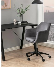 Сив офис стол Nora - Actona