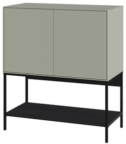 Зелено-черно шкафче 80x90x40 cm Amira – Marckeric
