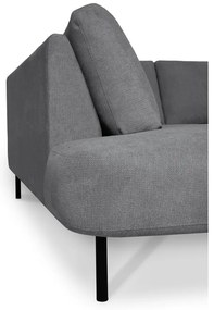 Тъмносив ъглов диван (ляв ъгъл/"U" форма) Hero – Scandic