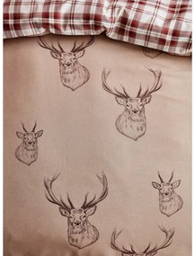 Бежово спално бельо , 200 x 200 cm Stag - Catherine Lansfield