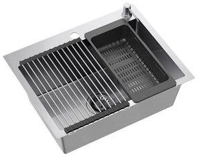 Стоманена мивка LUKE 100 BRUSH NICKEL