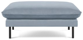 Светлосиньо кадифено столче за крака Vienna - Cosmopolitan Design