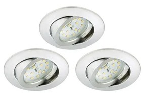 Briloner 8312-039 - К-кт 3x LED Лампа за вграждане в баня LED/5W/230V IP23