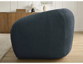 Тъмносин шенилов сгъваем диван 228 cm Neyo – Bobochic Paris
