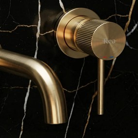 Смесител за вграждане Rea Lungo Stripe Brush Gold